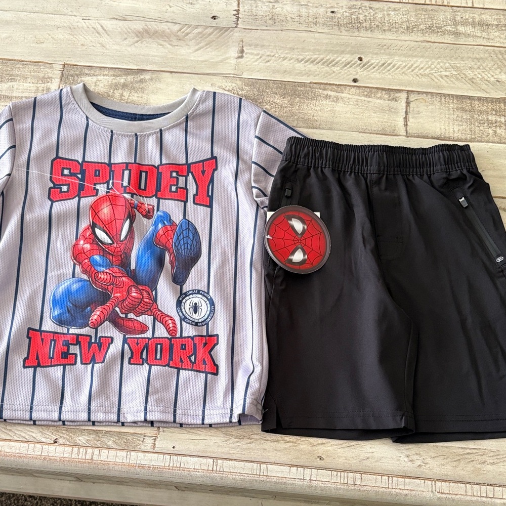 Spidey New York Shirt and Shorts Set